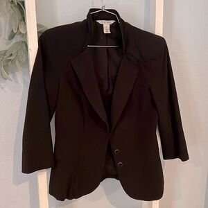 WHBM Cropped Fitted Blazer